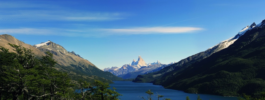 Cerro Torre viewed from between Chile and Argentina